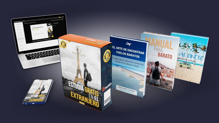 Becas para estudiar en el extranjero gratis - curso y bonos