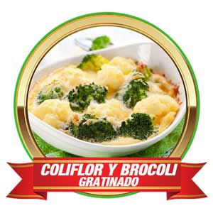 coliflor y brocoli en freidora de aire