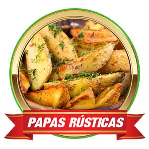 papas rusticas en freidora de aire