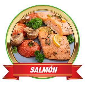 salmon en freidora de aire