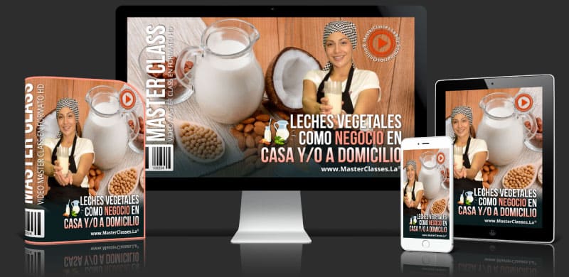 Curso online - leches vegetales como negocio