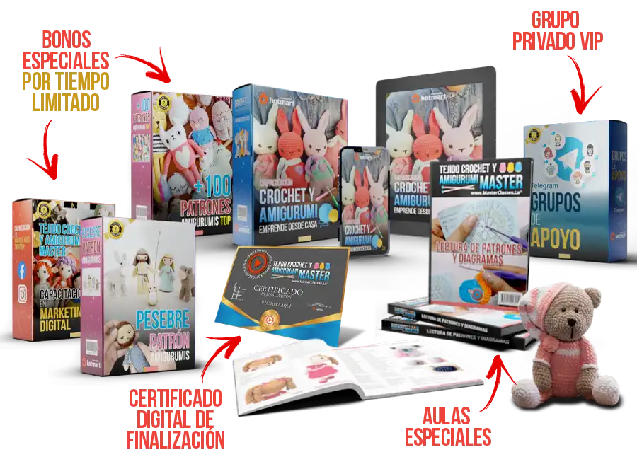 Crochet oferta bonos arrows